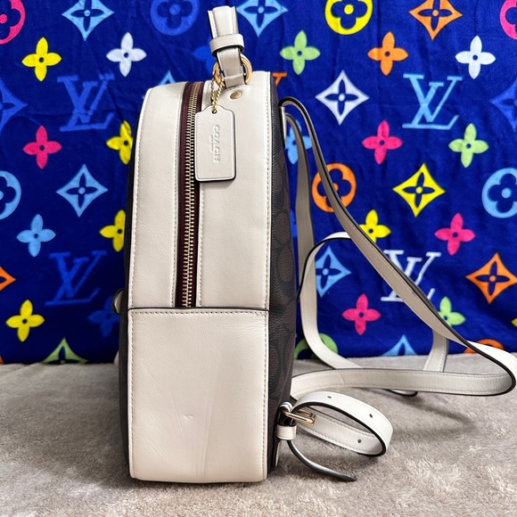 Coach Jordyn Backpack Women’s brown/chalk signature varsity - Picture 3 of 9